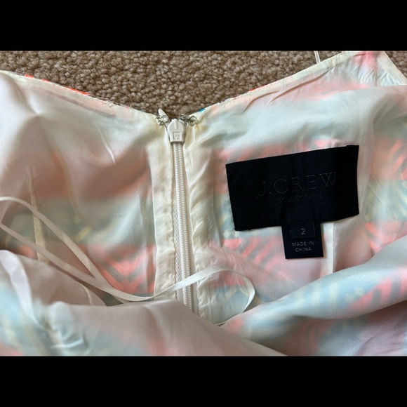 J. Crew Collection Silk printed shift dress M1354 - Picture 7 of 7